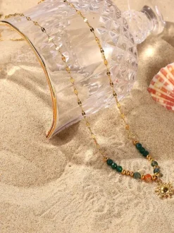 Necklace Colorful Beaded Sun Chic Trending Necklace