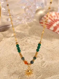 Necklace Colorful Beaded Sun Chic Trending Necklace