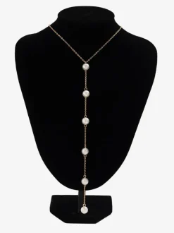 Necklaces Gold Metallic Metal Pearls Women's Jewelry