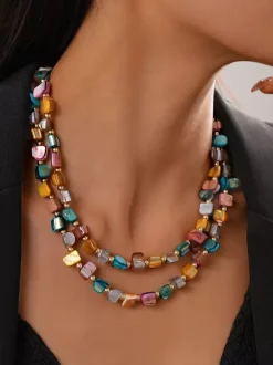 Necklace Shell 18-24 Inches Euro-Style Irregular Link Chain Daily Casual Adult's Girl's Jewelry