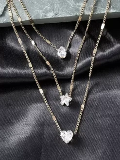 Necklace Water Drops Heart Star Stylish Necklace