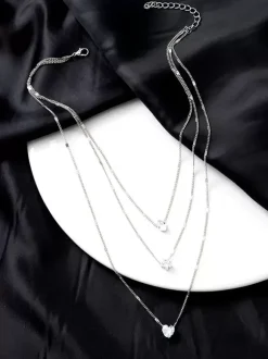 Necklace Water Drops Heart Star Stylish Necklace
