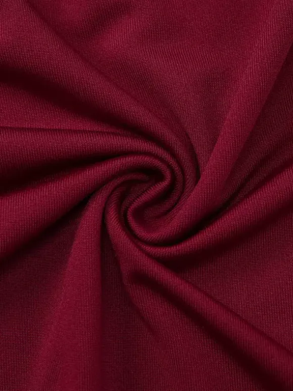 Night Out Dresses Burgundy Rhinestone Criss Cross Back Ruched Bodycon Mini Club Dress