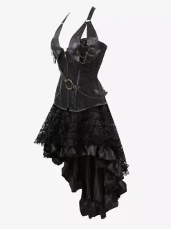 Night Out Dresses Corsets Black Sleeveless V-Neck Backless Summer Dress