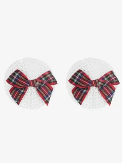 Nipple Cover Lingerie Indoor Sexy Christmas Pattern Bows Red Pasties