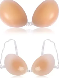 Nipple Covers Push Up Sticky Bra Flesh Removable Straps Pasties Bridal Lingerie