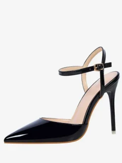 Nude High Heels Pointed Toe Slingback Pumps for Women