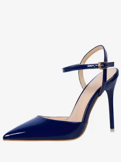 Nude High Heels Pointed Toe Slingback Pumps for Women