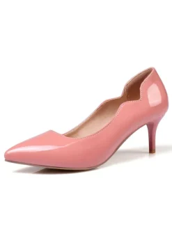Nude Kitten Heels Pointed Toe Pumps for Women