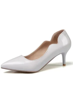 Nude Kitten Heels Pointed Toe Pumps for Women