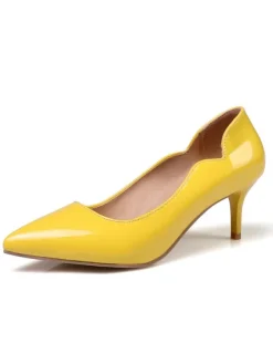 Nude Kitten Heels Pointed Toe Pumps for Women