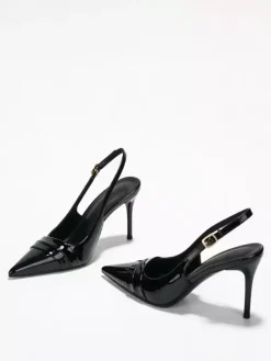 Nude High Heels Pointed Toe Stiletto Slip On Prom Shoes