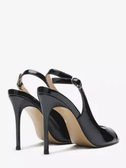 Nude High Heels Women's Peep Toe Slingback Pumps For Women