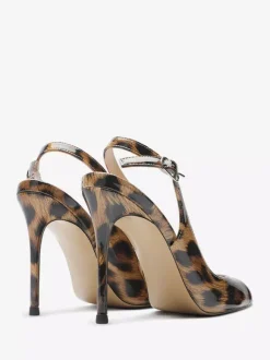 Nude High Heels Women's Peep Toe Slingback Pumps For Women