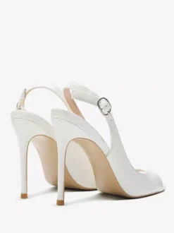 Nude High Heels Women's Peep Toe Slingback Pumps For Women