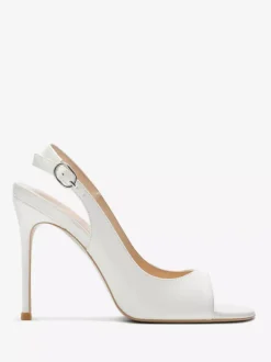 Nude High Heels Women's Peep Toe Slingback Pumps For Women