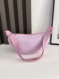 Nylon Crossbody Bag Crescent Shoulder Bag For Women 2026