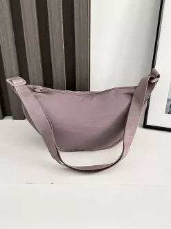 Nylon Crossbody Bag Crescent Shoulder Bag For Women 2026
