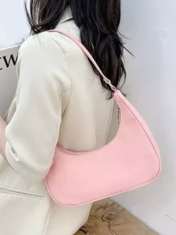 Nylon Underarm Bag Acrylic Chain Casual Shoulder Bag For Women 2026