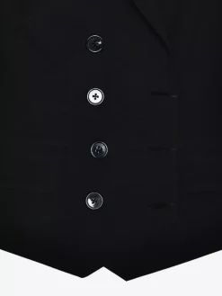 Office Two Piece Co-ord Set For Women Double-breasted Lapel Vest And Pleated Long Skirt Summer Outfit 2026