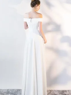 Off Shoulder Dresses Elegant Birthday Party Prom Cocktail Maxi Dress