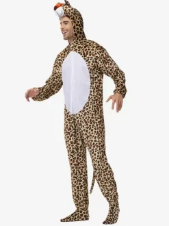 Onesie Kigurumi Pajamas Animal Adult's Leopard Polyester Jumpsuit Kigurumi Costumes