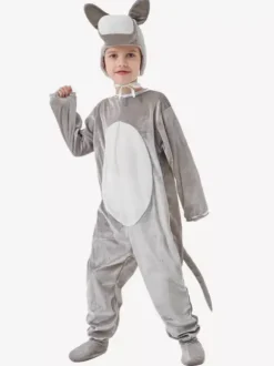 Onesie Pajamas Kigurumi Animal Halloween Kid's Polyester Hat Jumpsuit
