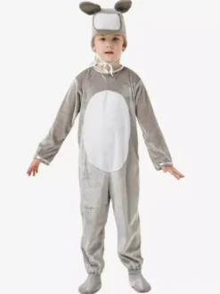Onesie Pajamas Kigurumi Animal Halloween Kid's Polyester Hat Jumpsuit