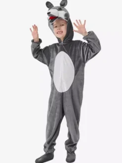 Onesie Pajamas Kigurumi Halloween Animal Kid's Polyester Jumpsuit