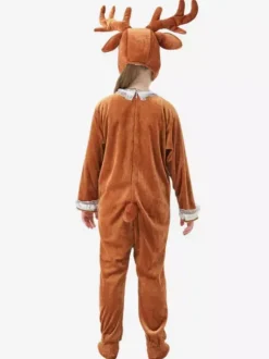 Onesie Pajamas Kigurumi Halloween Animal Kid's Polyester Jumpsuit Hat