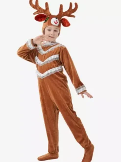 Onesie Pajamas Kigurumi Halloween Animal Kid's Polyester Jumpsuit Hat