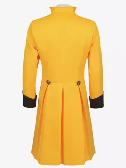 Orange Vintage Set Western Long Sleeves Polyester Polyester Fiber Waistcoat Retro Costumes For Man