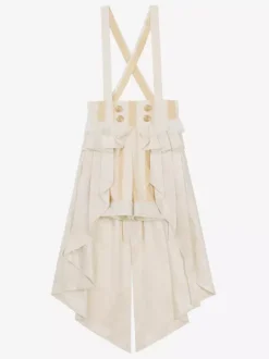 Ouji Prince Lolita White Top Dress Set Ruffles Lace Long Sleeves Lolita Set