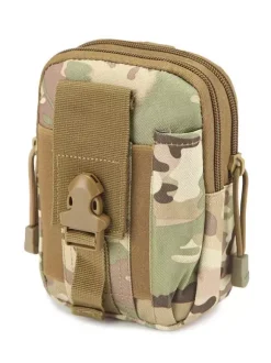 Outdoor Sports Waist Bag Men's Mobile Phone Bag Wearing Belt Running Bag Military Fan Belt Small Waist Bag