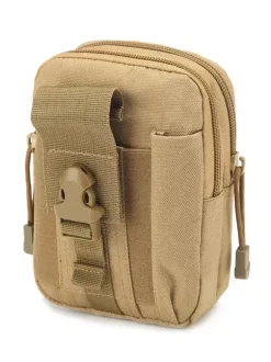 Outdoor Sports Waist Bag Men's Mobile Phone Bag Wearing Belt Running Bag Military Fan Belt Small Waist Bag