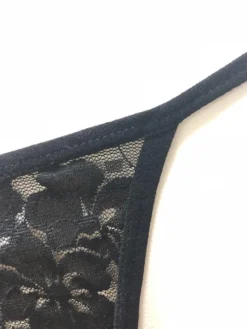 Panties Lingerie Women Black Nylon Lace Sexy Panties