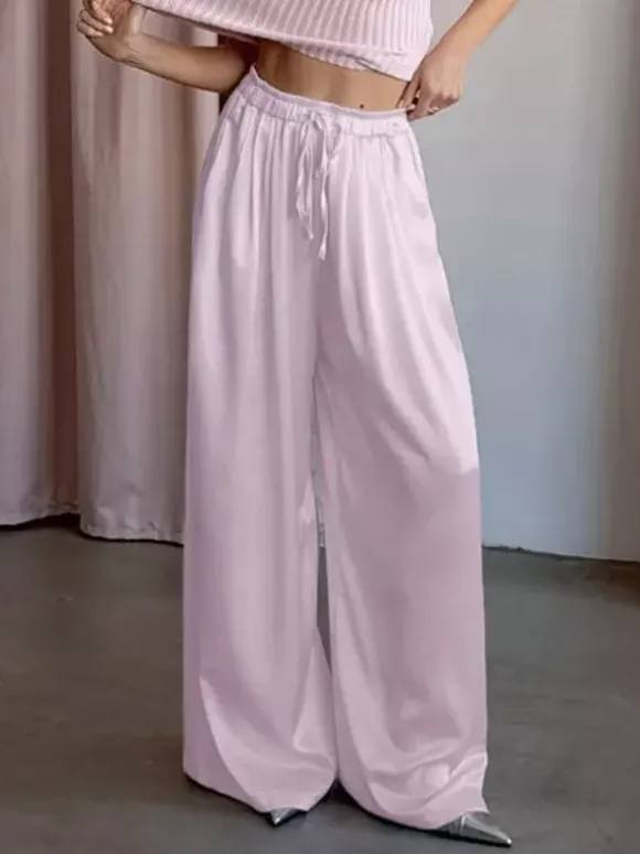 Pants Apricot Raised Waist Trousers
