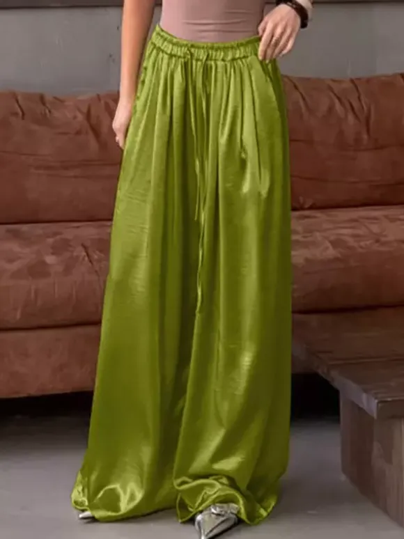 Pants Apricot Raised Waist Trousers