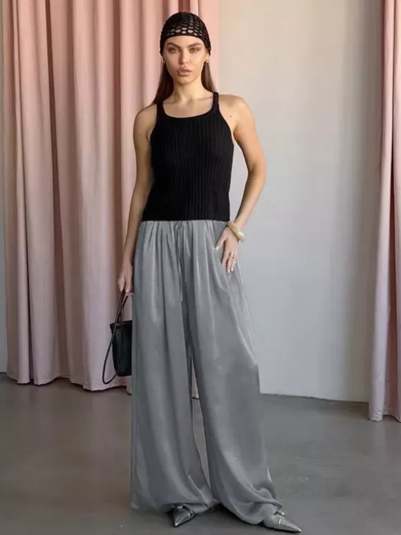 Pants Apricot Raised Waist Trousers