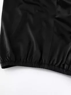 Pants Black Raised Waist Trousers