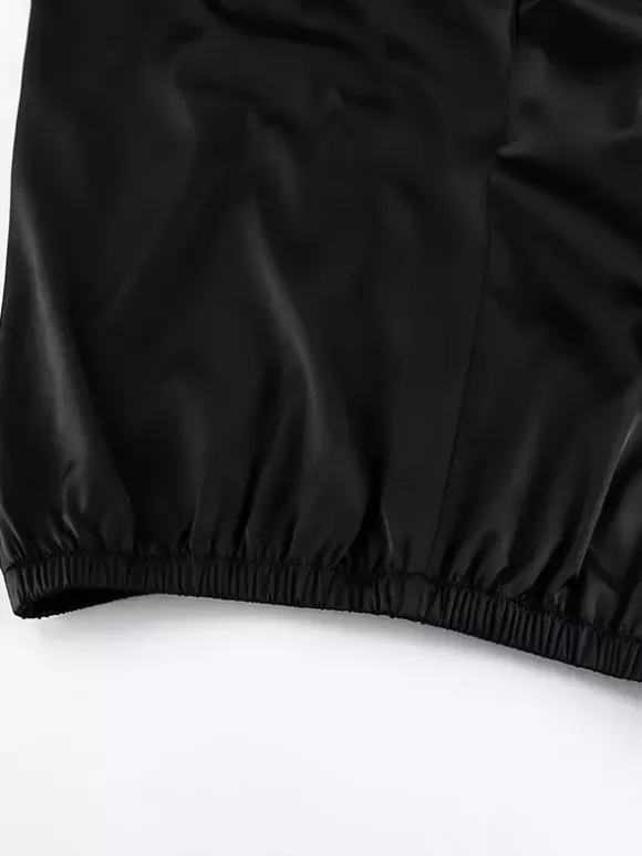 Pants Black Raised Waist Trousers
