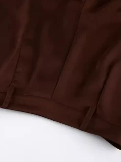 Pants Brown Raised Waist Trousers