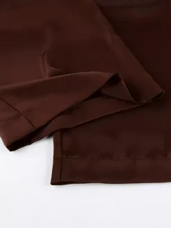 Pants Brown Raised Waist Trousers