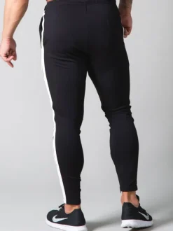 Pants For Men Casual Color Block Tapered Fit Sweatpants Dark Navy Sweatpants
