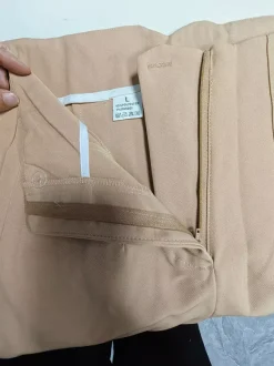 Pants Khaki Raised Waist Trousers
