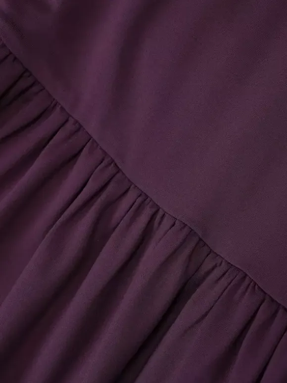 Party Dress Dresses Maxi Purple Strapless Pleated Sexy Semi Formal Summer Dress
