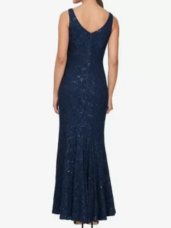 Party Dress For Mother Of The Bride Jewel Neck Long Sleeves Mermaid Lace Wedding Guest Dresses