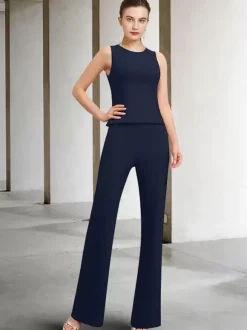 Party Dress For Mother Of The Bride Jewel Neck 3/4 Length Sleeves A-Line Lace Ankle-Length Guest Dresses For Wedding Free Customization