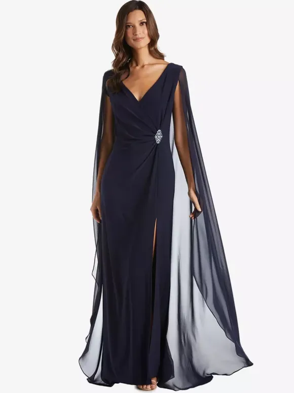 Party Dress For Mother Of The Bride V-Neck Sleeveless A-Line Applique Guest Dresses For Wedding