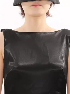 Party Dress Maxi Black Sleeveless Elegant High Rise Semi Formal Summer Dress